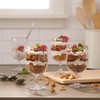 US Acrylic Stackable 8 ounce Plastic Wine Stems in Clear