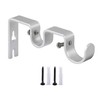 Anndason Heavy Duty Curtain Rod Brackets Double Curtain Rod Brackets