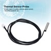 10Pcs Thermistor Sensor NTC Temp Temperature Probe 5x25mm Cylindrical Head