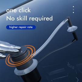 XTryfun Windshield Repair Kit Applicable to All Models of Windshield, Window Punctate Damage Repair (Single Repairs Set)