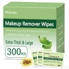 300 Count Makeup Remover Wipes Bulk, Individually Wrapped & Travel