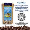 Island Blue 100% Jamaica Blue Mountain Whole Beans Coffee (16oz)
