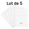 Clairefontaine Flying 104536C - Pack of 5 Notebooks, Lined DIN