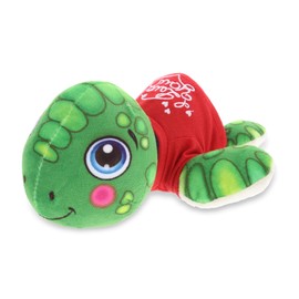 DolliBu I Love You Valentine Plush Sea Turtle Plush Buddies - Cute Stuffed Animal with Red Shirt and Name Personalization Gift for Valentines Day, Birthday, Anniversary - 5.5 Inches