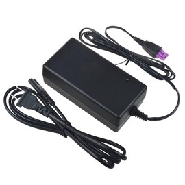 SKKSource 32v AC Adapter Compatible with HP Deskjet Ink Advantage All-in-One Series Color Printer Power Ac Dc Adapter Power Supply Cord Charger PSU (3-Pin Purple Tip)