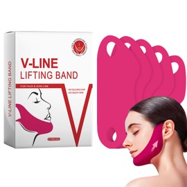 V Line Face Lifting Chin Mask, Chin Lift Mask, V Shape Face Tape for Wrinkles, Face Lift Tape Neck Lift Tape Face Masks Beauty, Skin Tightening Face Mask,Chin Strap for Double Chin Reducer Firming