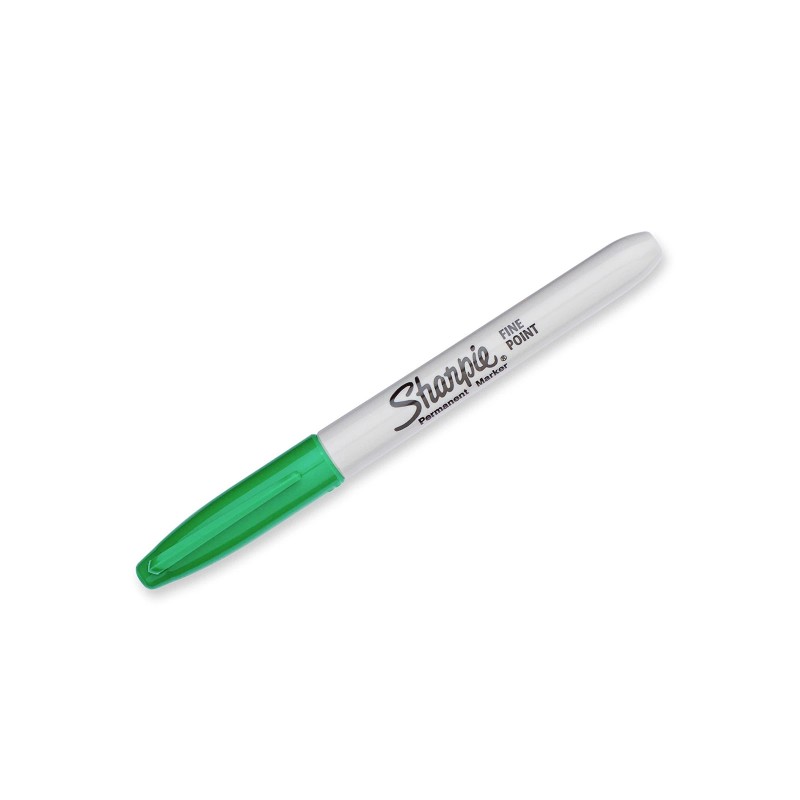 SHARPIE Green Sharpie Permanent Markers 2 Count Fine Point Vibrant