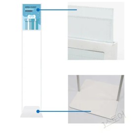 Storage Organizer Holder Stand White for home organization and desk space-saving household accessory, Korean Import, Home Kitchen and Daily, Option 1