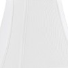 PIKOPIKO Rectangle Lamp Shade, (6×8)×(11×14)×11"Pure White Linen Lampshade for Table