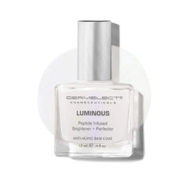 Dermelect Luminous Nail Brightening Treatment dual brightener and treatment for visibly damaged nails amti aging nail care 0.4 oz White
