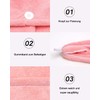 Lumimi Set of 4 Microfibre Hair Turban Head Towels, Soft,