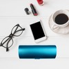 Eyglajdd Lightweight Aluminium Glasses Case for Men and Women, blue