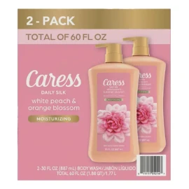 Caress Daily Silk Hydrating Body Wash, 30 Fl. Oz., 2 Pk