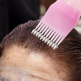 Beavorty Root Oil Applicator Bottle Hair Oil Applicator Comb Bottle for Hair Care