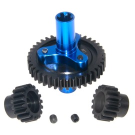 Spur Gear Slipper Clutch & Pinions Gear Compatible with 1/10 Arrma Granite 3S & 1/8 Kraton Outcast 4S Typhon Rc Car Steel Part(39T+16T+17T)