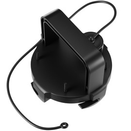 Colingmill Rv Sewer Valve Cap with Handle - 3'' Rv Sewer Cover Waste Valve Cap for Camper Trailer Easy to Install & Use (1 Pcs,Black)