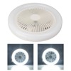 9.8in LED Ceiling Fan Light Quiet 3 Gears Ceiling Fan