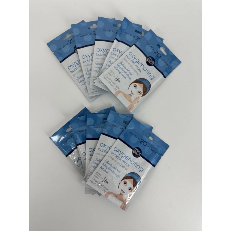 Miss Spa 10 PACK Miss Spa Oxygenating Bubble Mask Recover