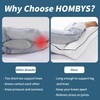 HOMBYS Shredded Memory Foam Knee Pillow for Side Sleepers, 6.5"
