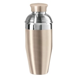 OGGI Classic Cocktail Shaker Gold Stainless - 26 oz, Stainless Steel Construction, Built in Strainer - Ideal Home Bar Drink Mixer, Bartender Kit, Essential Bar Accessories