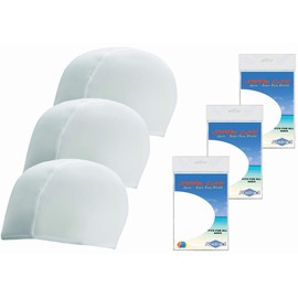 Gorro de natación de licra abstracto, cómodas gorras de baño de elastano para mujeres, hombres y niños, gorra de natación de tela para niños, todo el cabello, cabello corto para adultos, paquete de 3