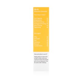 Q+A Peptide Anti-Ageing Daily Sunscreen SPF 50: Lightweight, Non-Sticky, Broad-Spectrum UVA/UVB, Collagen-Boosting, Hydrating, Radiance-Enhancing, 95% Natural, Vegan, Facial SPF, 50ml