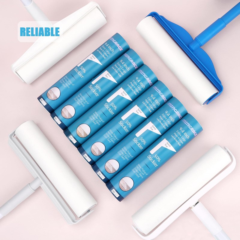 9.4 inch Extra Large Lint Roller Refills Compatible with PetLovers