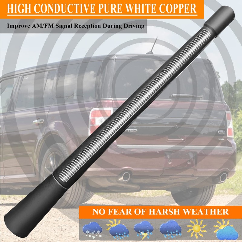 7 Inch Antenna Replacement for Ford Flex (2009-2018), Ford Flex