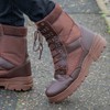 NITEHAWK Brown Army Patrol Boots - SIZE 7