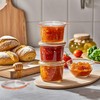 PYVYLO Glass Sourdough Starter Jar,11.8oz Wide Mouth Jars for Sourdough