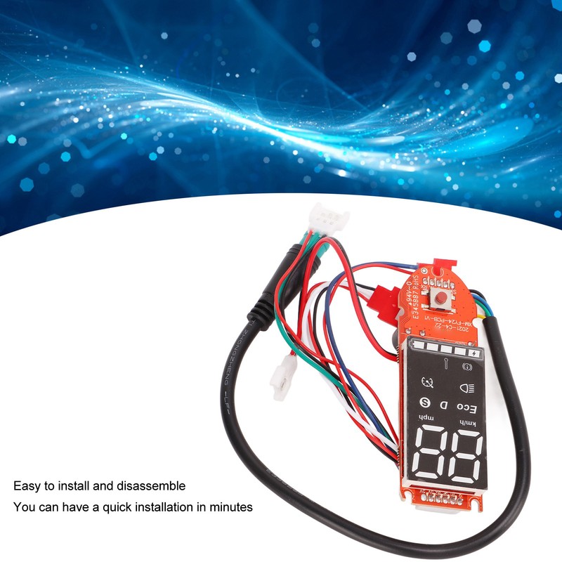 Electric Scooter Dashboard PCB Scooter Replacement Bluetooth Circuit Board with