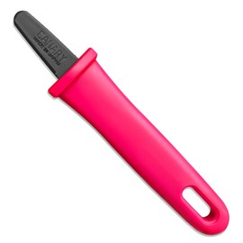 CANARY Box Opener Mini Cutter 5" [Non-Stick Coated Blade], Safety Package Opener Small Knife Tool, Safe Serrated Japanese Stainless Steel Blade, Pink, Made in JAPAN