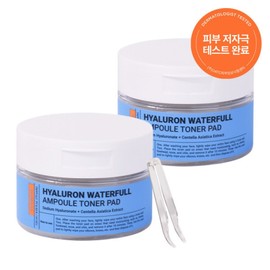 (1+1) Foodaholic Hyaluronic Waterful Ampoule Toner Pads 70 Sheets (120ml) / Low-irritation Moisturizing Wrinkle Improvement / (1+1)푸드어홀릭 히알루론 워터풀 앰플 토너패드 70매(120ml) 저자극 보습 주름개선