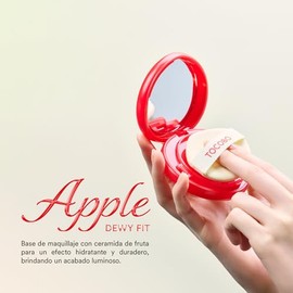 TOCOBO Apple Dewy Fit Cushion 23 Honey Refill  Base de Maquillaje Iluminadora con Ceramidas de Fruta y Extracto de Manzana  Hidratante, Cobertura...  