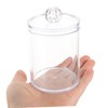 Ciieeo 2pcs Acrylic Cotton Swab and Pad Storage Box Transparent