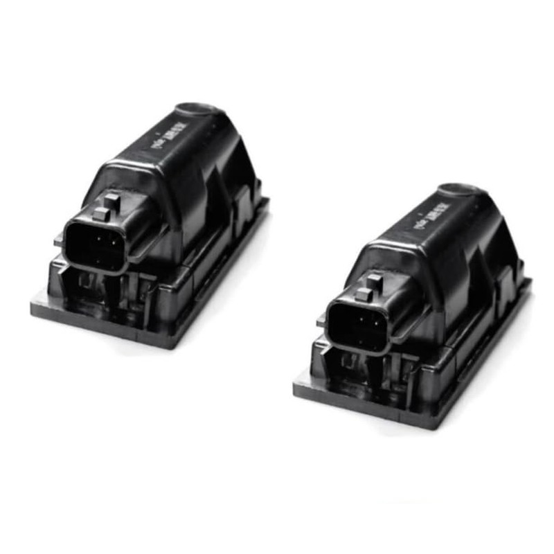 appRUN 2X NUMBER PLATE LIGHT FOR RENAULT KADJAR CLIO III