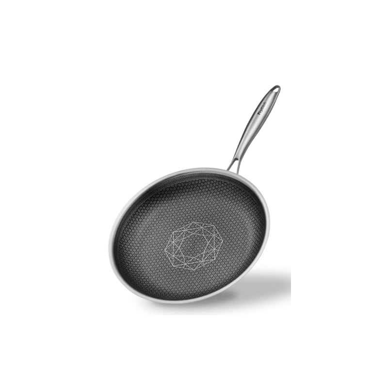 Non Stick Frying Pans, 8 Inch Hybrid Frying Pans Nonstick,