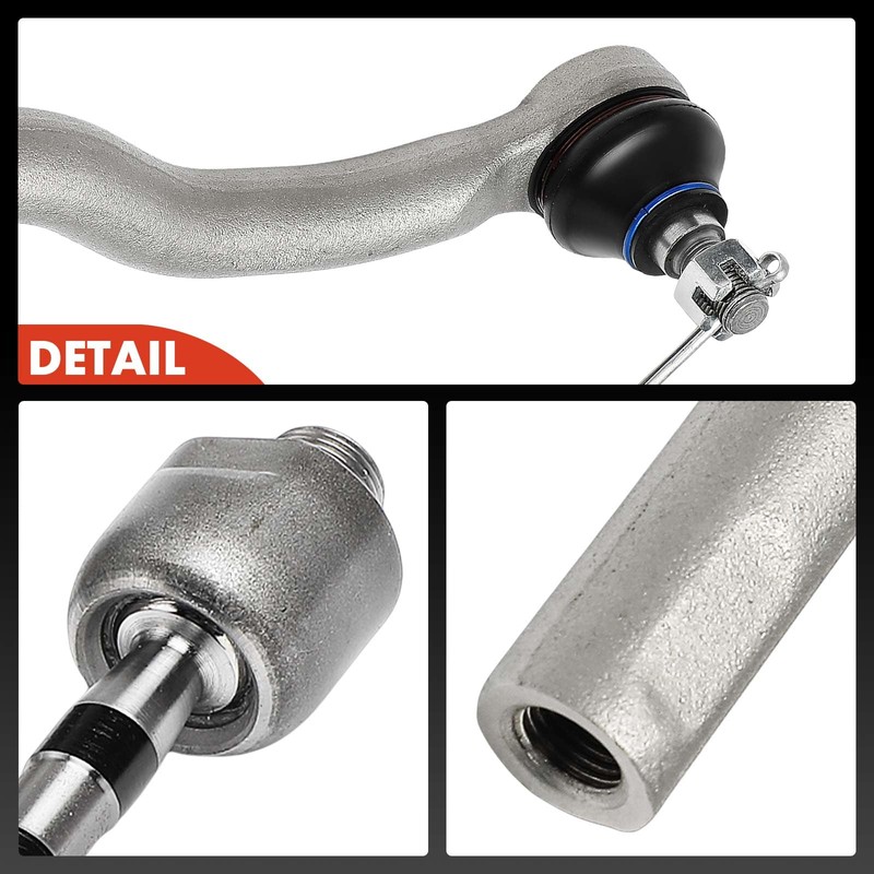 A-Premium Set of 4, Front Inner Outer Tie Rod End