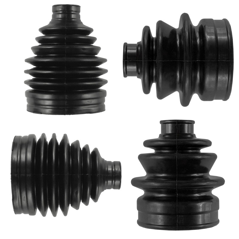 Caltric 2 Front Axle Outer And Inner CV Boot Kit