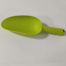 Multifunction Plastic Garden Scoop Soil Shovel, Green/Purple/Blue/Light Green Soil Loosening Shovel witn Scale Adults Kids Hand Shovel for Flower Vegetable Planting Garden Supplies