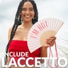 Fisura - Originale ventaglio con messaggio.Ventaglio in legno moderno e