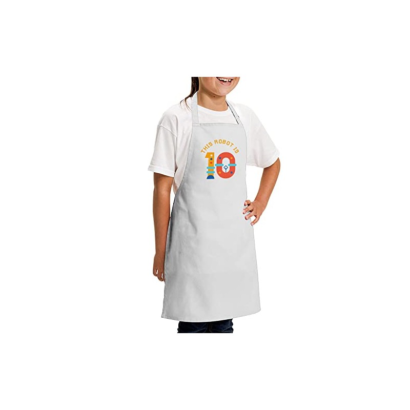 Fabulous Children's Kitchen Apron - Painting This Robot is 10