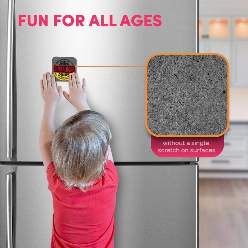 1 x Square MDF Fridge Magnet - Dusseldorf Germany Deutschland