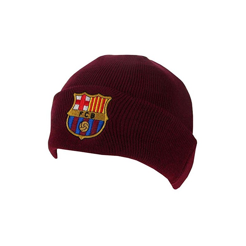 Barcelona Cuff Knitted Hat - Burgundy