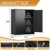 YEEZER Metal Storage Cabinet, 36" H x 32" W x