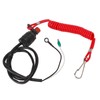 Outboard Engine Kill Switch ABS Waterproof Telescopic 75mm Marine Motor