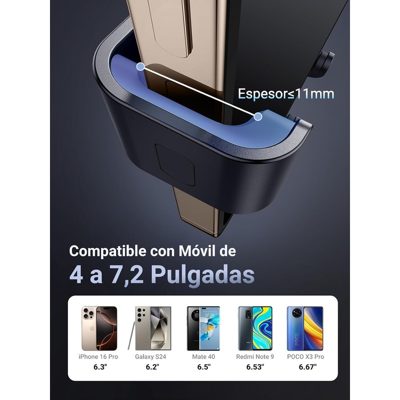 UGREEN Soporte Celular Auto por Gravedad para Ventilación