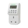 Lowenergie 7 Day Programmable Digital Plug-in Electronic Timer Socket 12-24