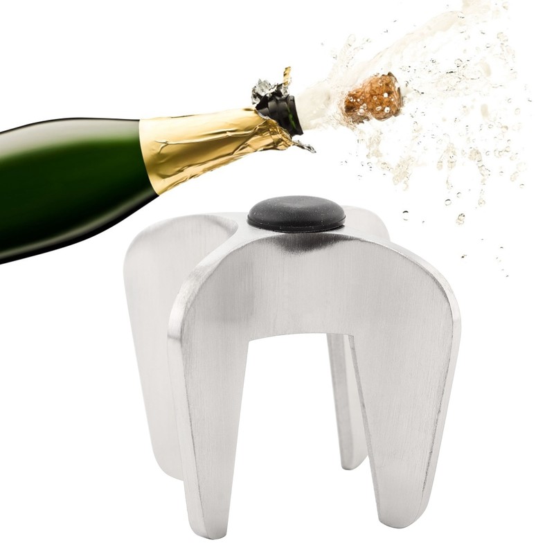 Champagne Wine Bottle Opener Sparkling Cork Remover Stainless Steel with