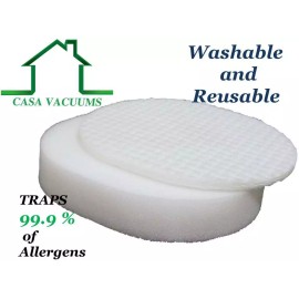 Casa Vacuums Shark NV141, NV70, NVC80, UV420, NV90 NV95 HEPA, Foam Filter, & Felt Filter kit